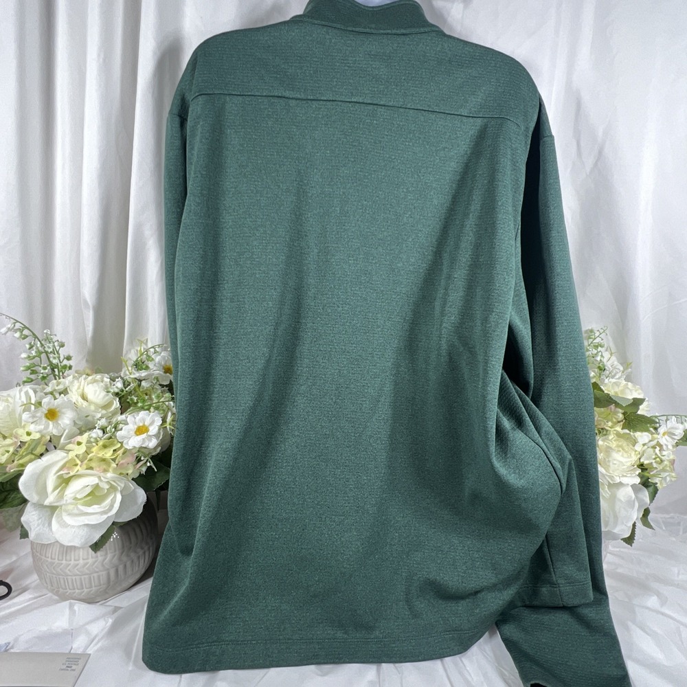Callaway Green ‎ Jacket Pullover Zip Up 1/4 Size Large Unisex - Picture 7 of 11